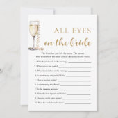 パールとプロセッコ　花嫁にスポットライトを当てるゲーム 招待状 (正面)