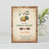 パールのカップルシャワーテーマ 招待状 (スタンド正面)