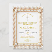 パールの初聖体拝領 招待状 (正面)