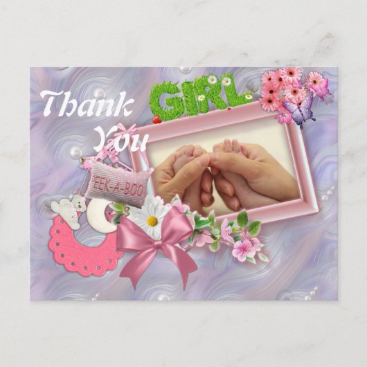 パールの母が女の赤ちゃんを出産 ポストカード (正面)