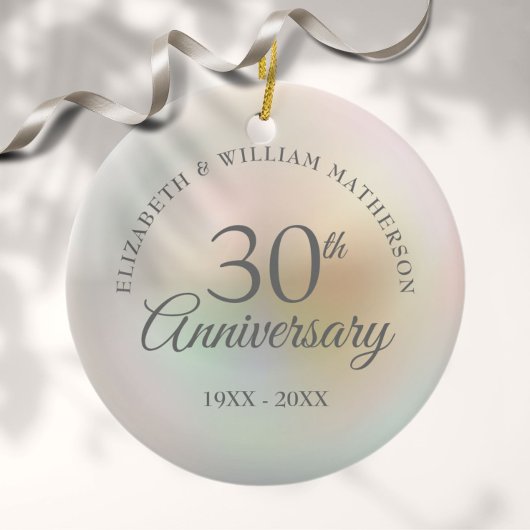 パールの美しい30周年記念 セラミックオーナメント