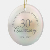 パールの美しい30周年記念 セラミックオーナメント (左)