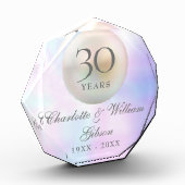 パールの美しさで30周年記念を祝おう フォトブロック (左)