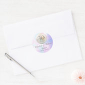 パールの美しさで30周年記念を祝おう ラウンドシール (封筒)