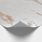 パールアイボリー金ゴールドシャンパンメタリックグレーマーブル ラッピングペーパー (角)