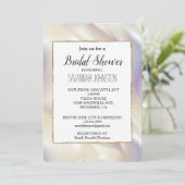 パールアクアかわいらしブルーパープルスワール 招待状 (スタンド正面)