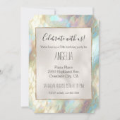 パールアクアスネーク 招待状 (正面)