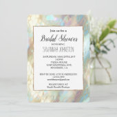 パールアクアブルースネーク ブライダルシャワー 招待状 (スタンド正面)