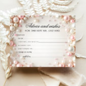 パールアドバイスとウィッシュブライダルシャワーカード