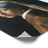 パールイヤリングウォールポスター付き女の子 ポスター (角)