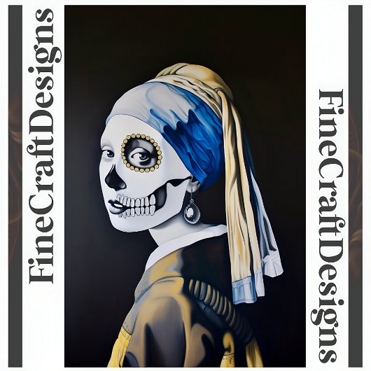 パールイヤリングスカルバーメアパロディデクページL 134 薄葉紙