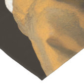 パールイヤリングポートレート絵画女 ショートテーブルランナー (コーナー)