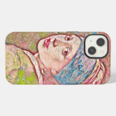 パールイヤリング iPhoneケース (裏面横)