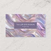 パールイリジンスホログラフィックパステル 名刺 (正面)
