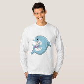 パールイルカ Tシャツ (正面フル)