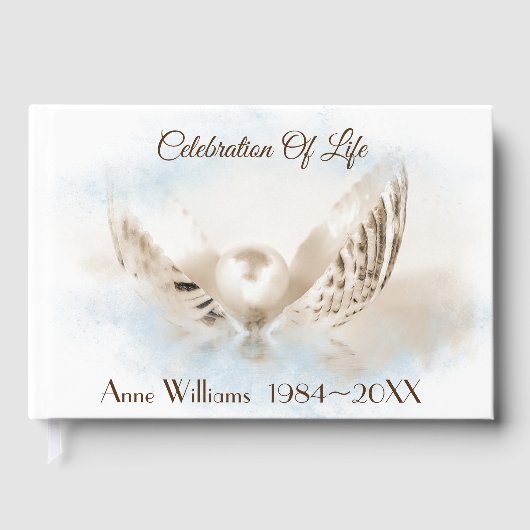 パールインシーシェルメモリアルサービスゲストブック ゲストブック (正面)