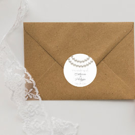 パールエレガントのステッ結婚カー ラウンドシール