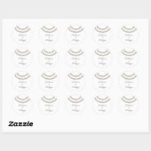 パールエレガントのステッ結婚カー ラウンドシール (シート)
