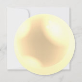 パールエレガントシンプルシック セーブザデート (裏面)