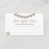パールエレガントデート夜アイディア エンクロージャーカード (正面)