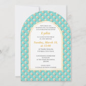 パールエレガントバルミツワー招待状 招待状 (正面)