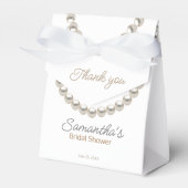 パールエレガントブライダルシャワーお気に入りボックス フェイバーボックス (正面サイド)