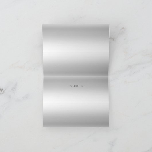 パールエレガントボウ&クロスサンキューカード サンキューカード (内部)