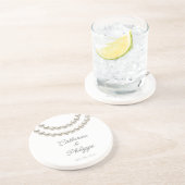 パールエレガント結婚ズ コースター (側面)