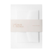 パールエレガント結婚式招待状ベリーバンド 招待状ベリーバンド (正面例)