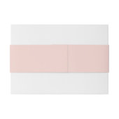 パールエレガント金ゴールドス結婚クリプトのロマンチック真珠 招待状ベリーバンド (裏面例)