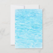 パールオンザウェイシーシェルガールベビーシャワースクリプト サンキューカード (裏面)