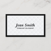 パールキルト美容師名刺 名刺 (正面)