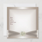 パールクリームフローラ50thバースデーパーティーイベント 招待状 (裏面)