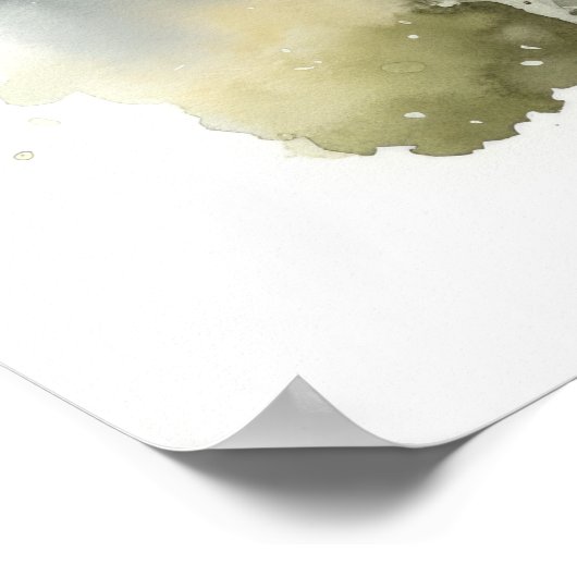 パールクレセントバタフライ アートプリント ポスター (角)