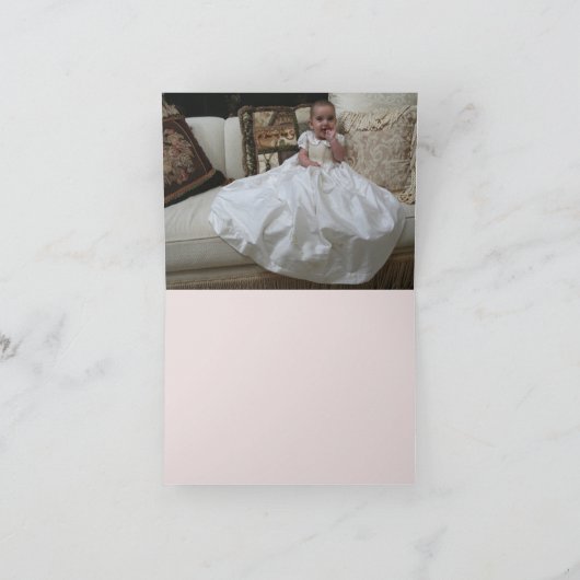 パールクロス宗教感謝カード サンキューカード (内部)