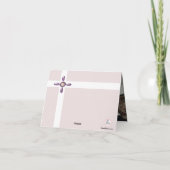 パールクロス宗教感謝カード サンキューカード (裏面)