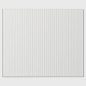 パールグエレガントレイ薄いストライプ ラッピングペーパー (フラット)