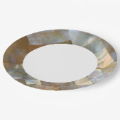 パールケイピス織りの母 ペーパープレート (アングル)