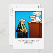 パールゲーツユーモア 「妻の鍵を持ってる」 ポストカード (正面/裏面)