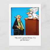 パールゲーツユーモア 「妻の鍵を持ってる」 ポストカード (正面)