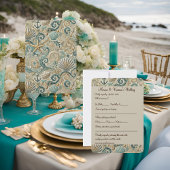 パールコーストエレガンスからのRSVPカード 出欠カード