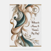 パールコーストエレガンスアクリル結婚のウェルカムサイン アクリルサイン (正面)