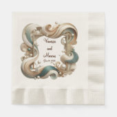 パールコーストエレガンスコーインドランチョンナプキンズ 縁ありランチョンナプキン (正面)