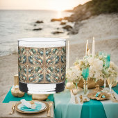 パールコーストエレガンスフォーマルプリントロックスグラス ウイスキーグラス