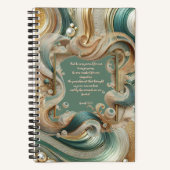 パールコースト波が神のジャーナルと時間を過ごす ノートブック (正面)