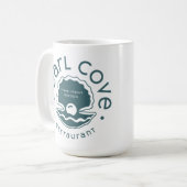 パールコーブコーヒーマググリーン コーヒーマグカップ (正面左)