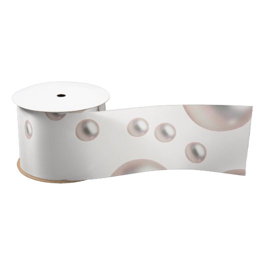 パールサとプロセッコの花嫁シャワー サテンリボン (リール)