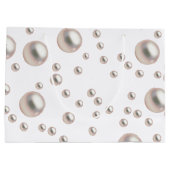 パールサとプロセッコの ブライダルシャワーパーティー ラージペーパーバッグ (裏面)