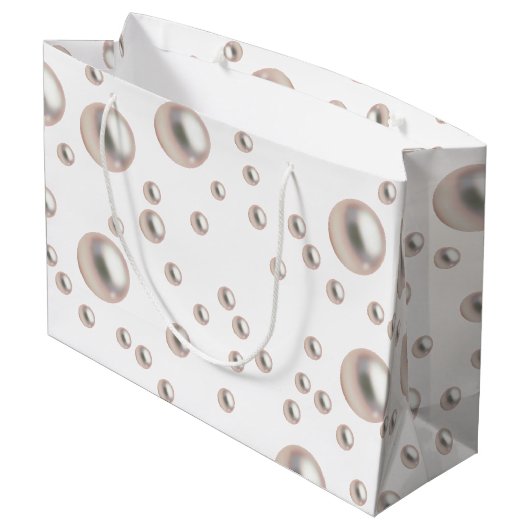 パールサとプロセッコの ブライダルシャワーパーティー ラージペーパーバッグ (裏面アングル)