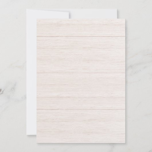 パールサンフラワーブーツ誕生日招待状 招待状 (裏面)